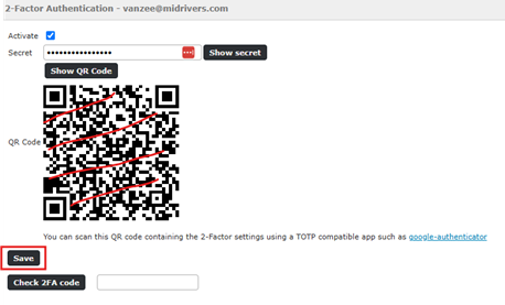 EmailSupport 2FASetup2
