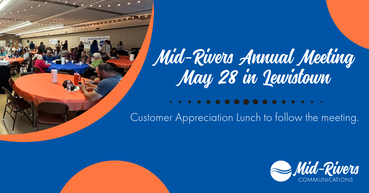Mid-Rivers Annual Meeting May 28 in Lewistown 